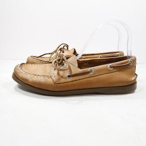Sperry Authentic Original Brown Leather Boat Shoes